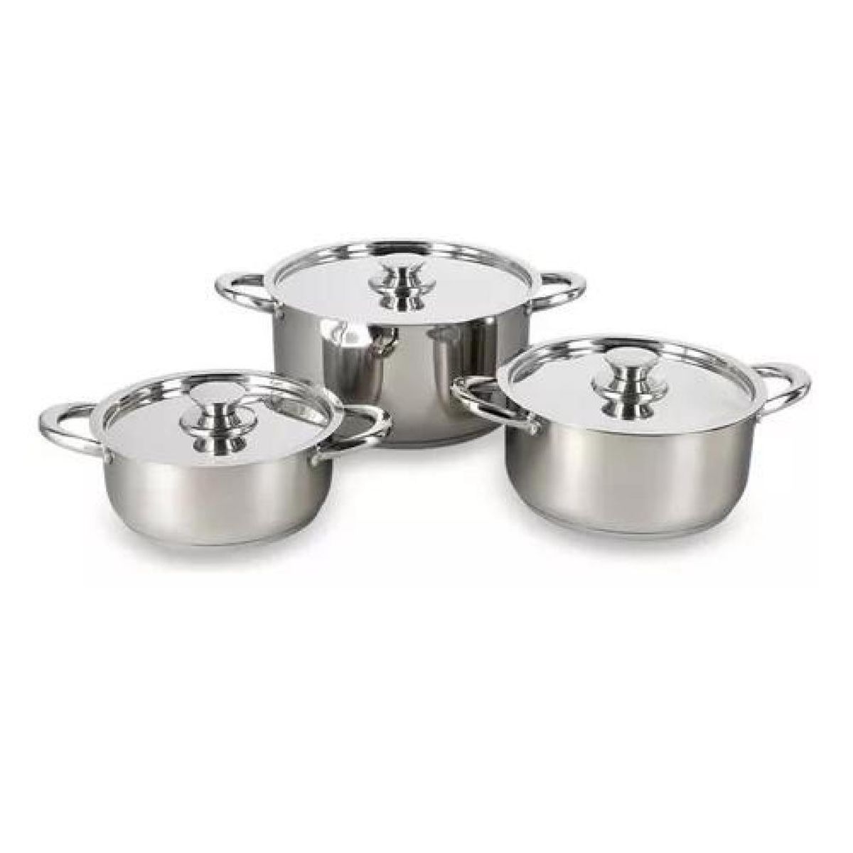 GENERICO - Bateria De Cocina 6 Pieza Acero Inoxidable Wens