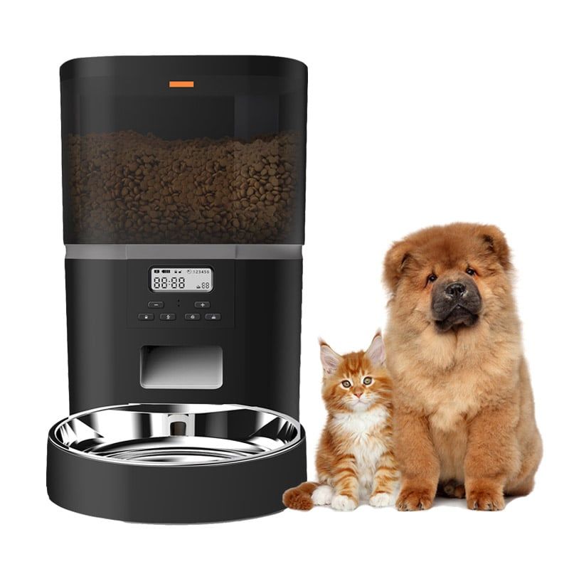 GENERICO - Dispensador automático de alimentos para perros y gatos