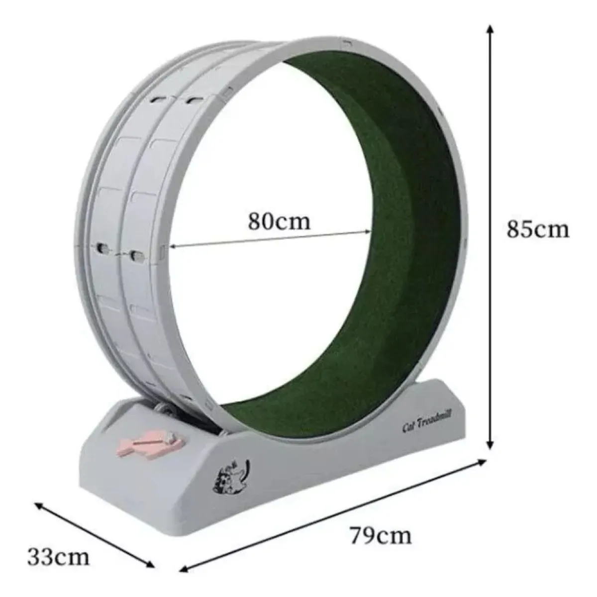 MUNDO MAGIA - Rueda De Ejercicios Para Gatos Rueda Entrenamiento Xl 80cm