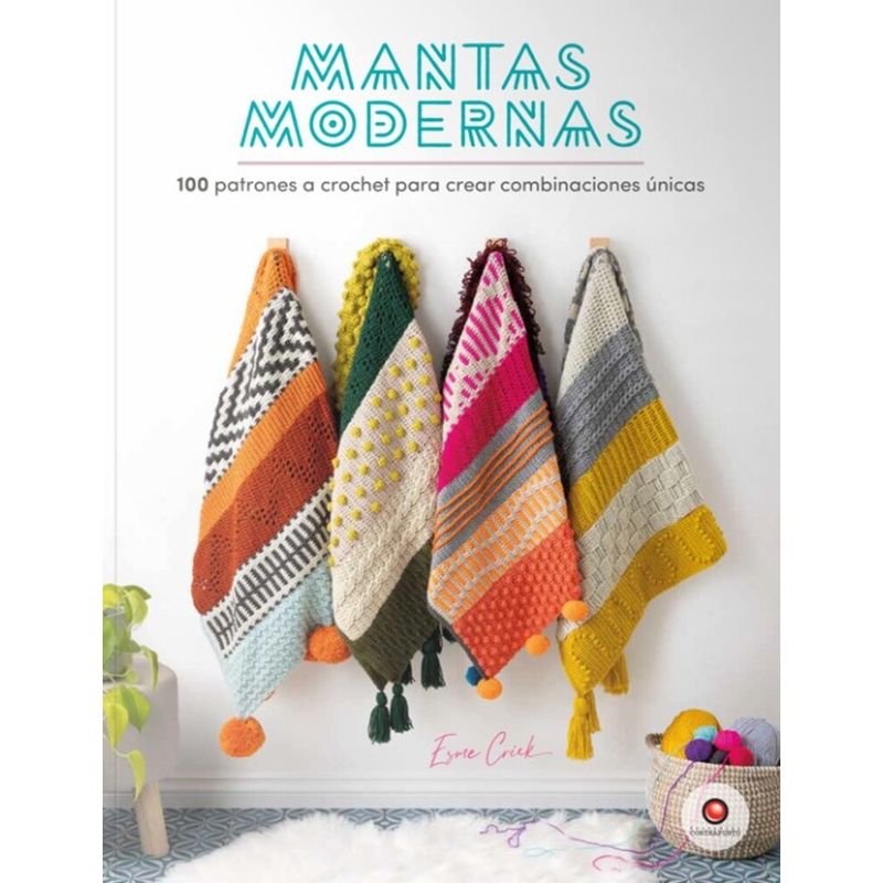 EDITORIAL CONTRAPUNTO - Libro Mantas modernas. 100 patrones a crochet