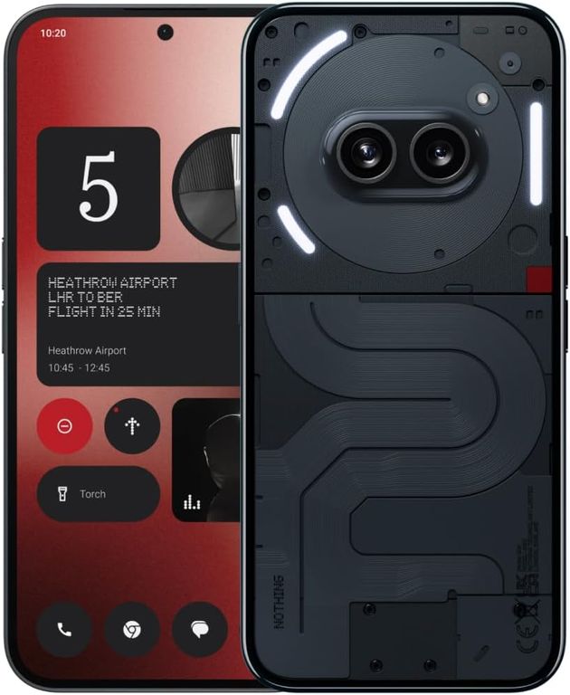 Phone 2a Dual SIM 12GB RAM 256GB Celular Negro
