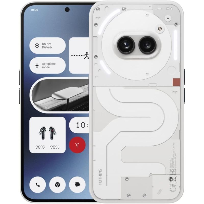 NOTHING - Nothing Phone 2a Dual SIM 12GB RAM 256GB Celular Blanco