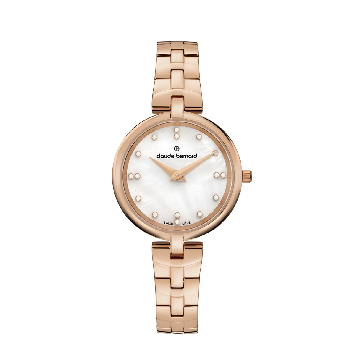 CLAUDE BERNARD - Reloj Claude Bernard Dress Code Rose Gold 30mm Mujer