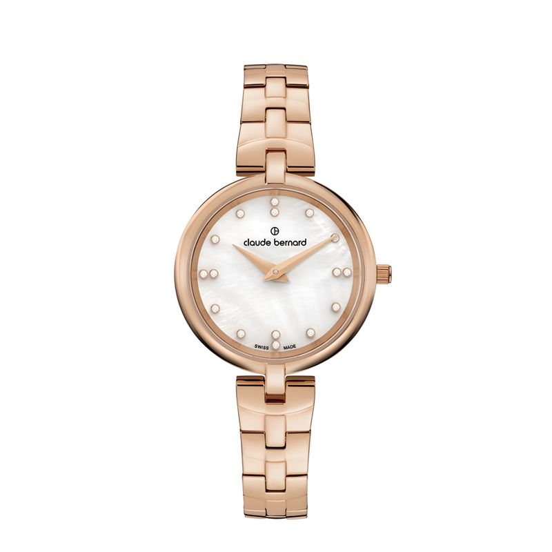 CLAUDE BERNARD - Reloj Claude Bernard Dress Code Rose Gold 30mm Mujer