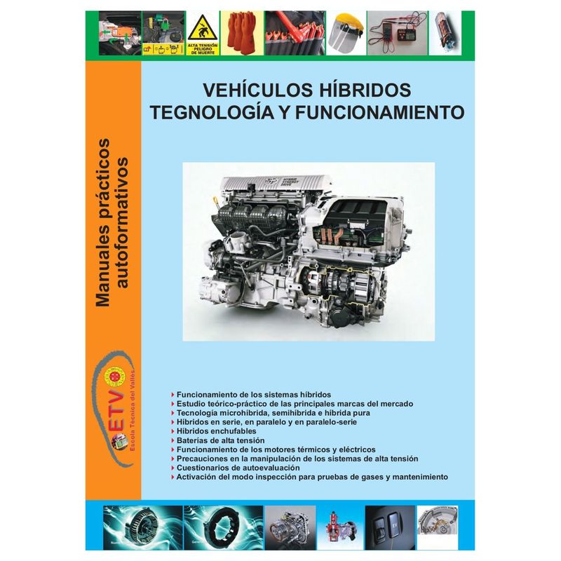 GENERICO - Libro manual práctico vehículos Híbridos eléctricos tecnología y funcionamiento