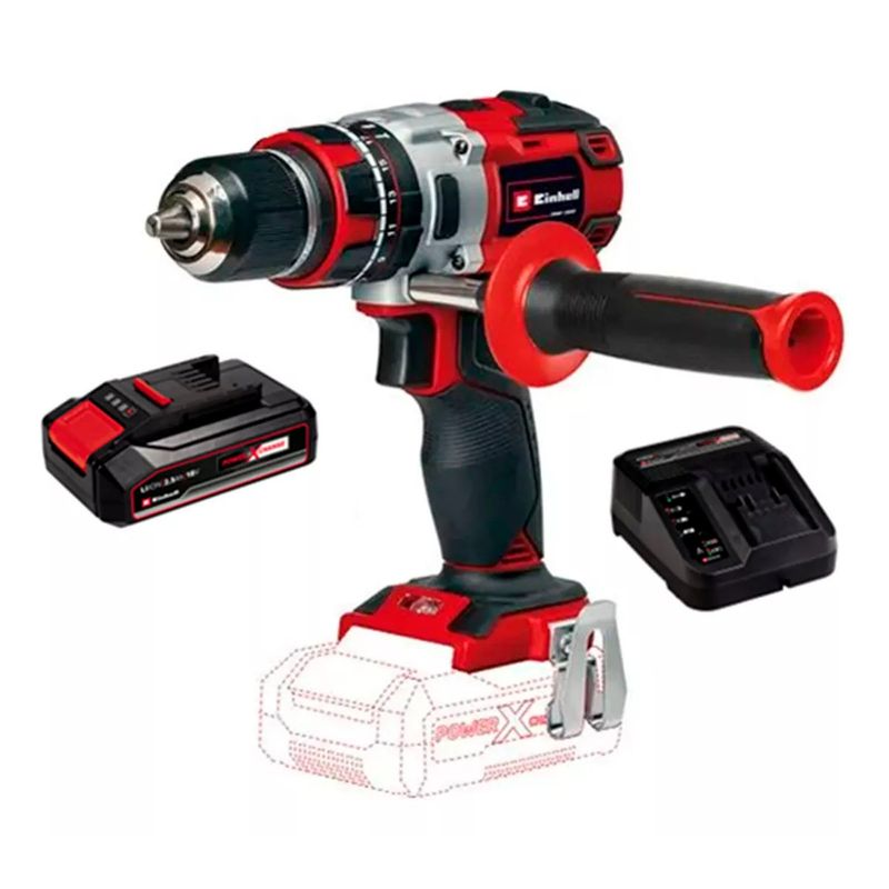 EINHELL - Taladro Atornillador 18v Tp-cd 1880 Li-i Bl-solo Bat+ Carg..