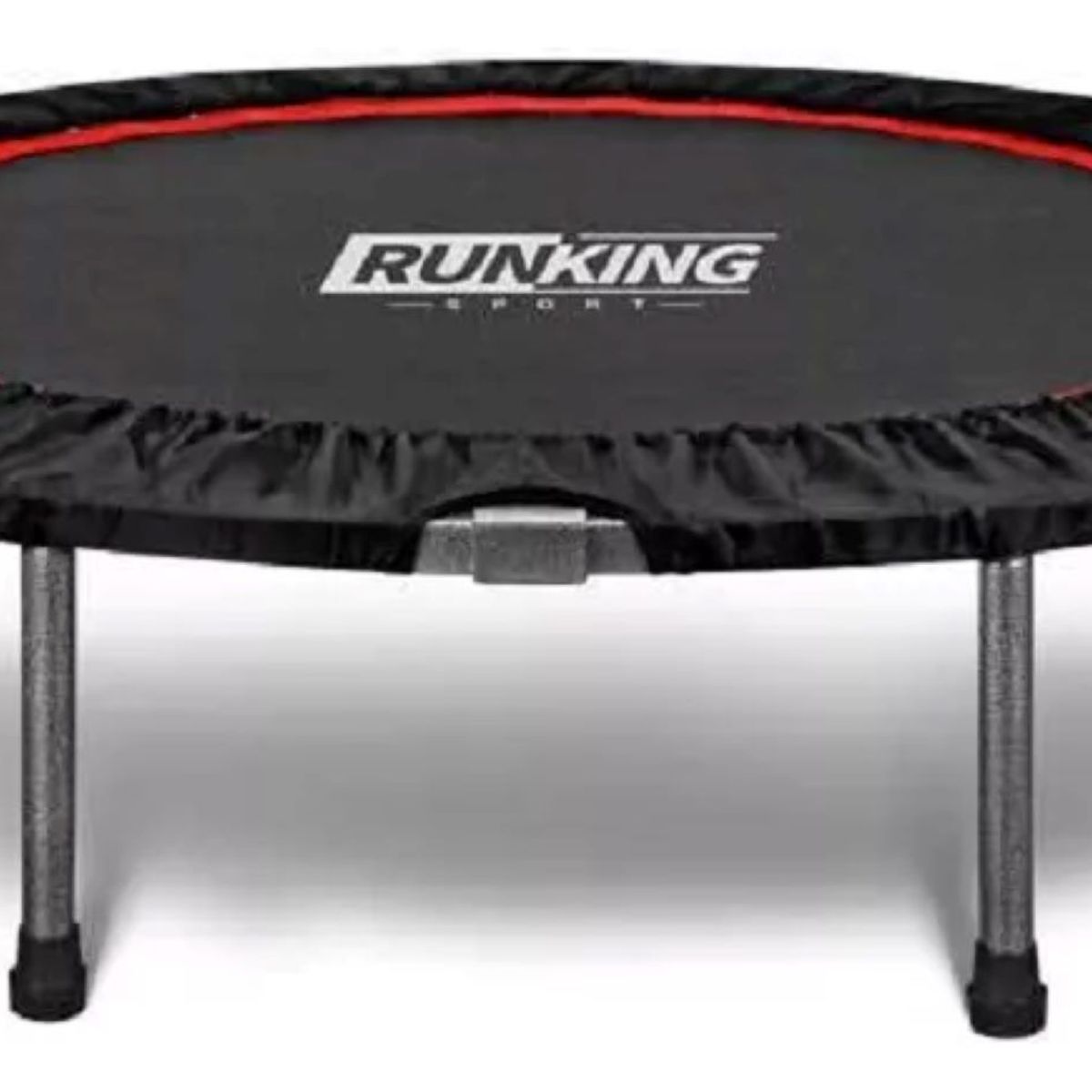 MUNDO MAGIA - Trampolín Plegable Fitness Resortes Y Patas De Acero Negro