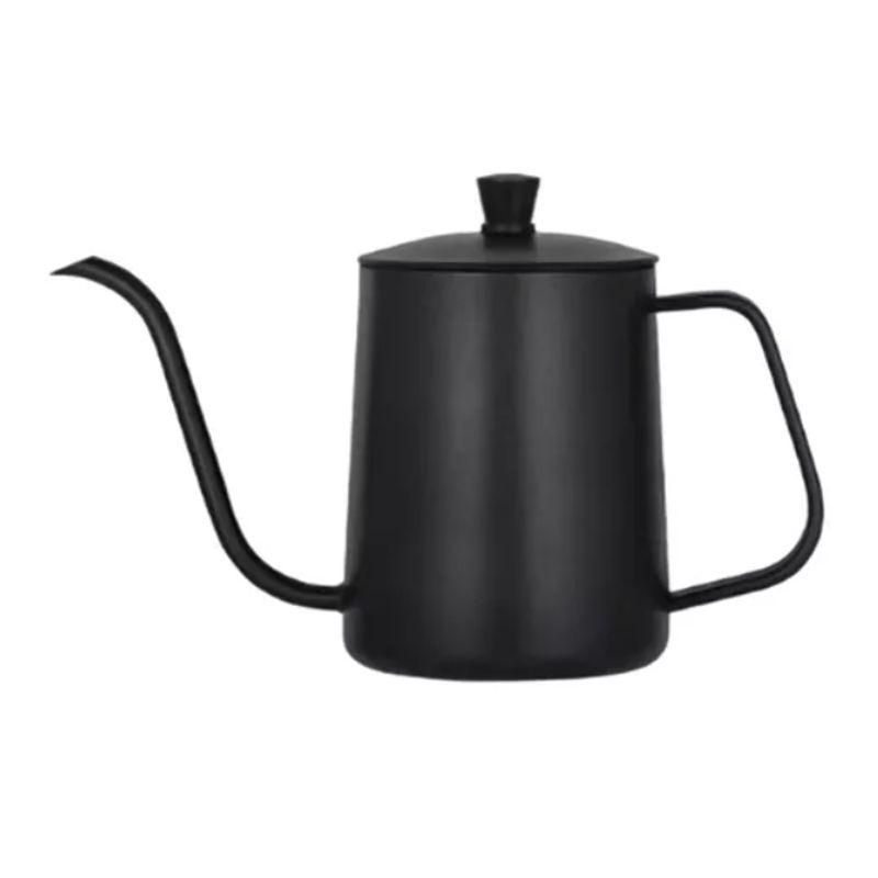 GENERICO - Tetera Cuello Cisne Negra 350 Ml Café Te De Acero Inoxidable