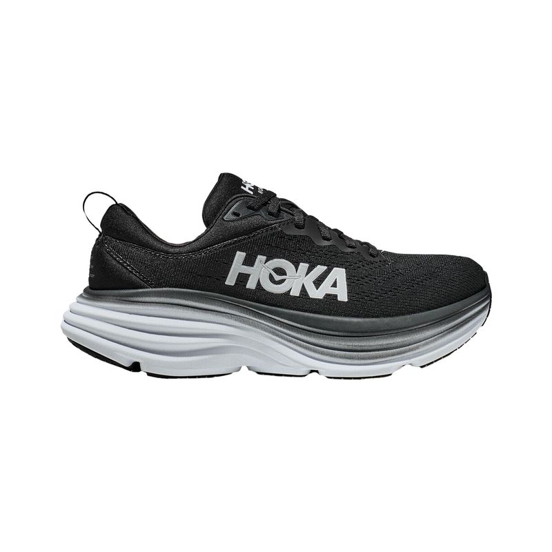 HOKA - Zapatilla Hoka Bondi 8 Mujer Black/White