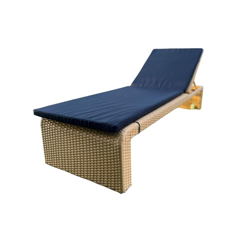 SERCOMKP - Reposera de Terraza con Colchoneta