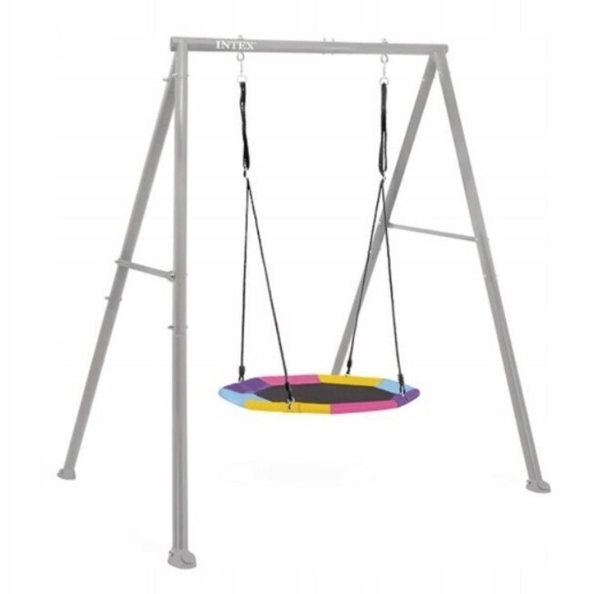 INTEX - Set Columpio Nido Octogonal Intex Saucer Swing Set Gris
