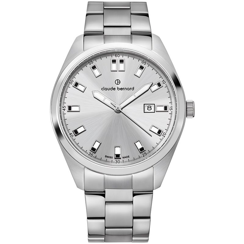 CLAUDE BERNARD - Reloj Claude Bernard Classic Date 44mm Hombre Acero