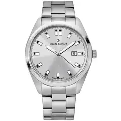 CLAUDE BERNARD - Reloj Classic Date 44mm Hombre Acero