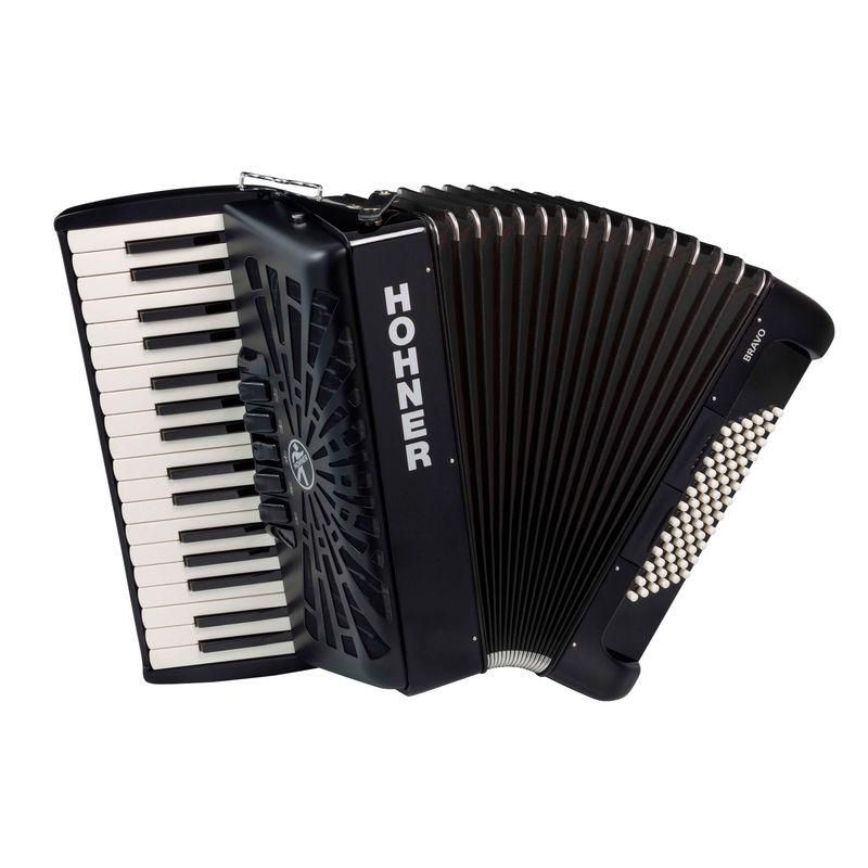 HOHNER - Acordeon Hohner Bravo III 72 A16622 - Black