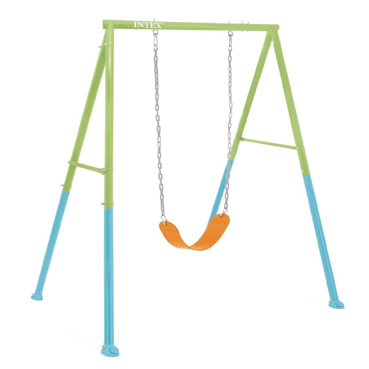 INTEX - Set Columpio 2 en 1 Intex Two in One Swing Set Verde Azul