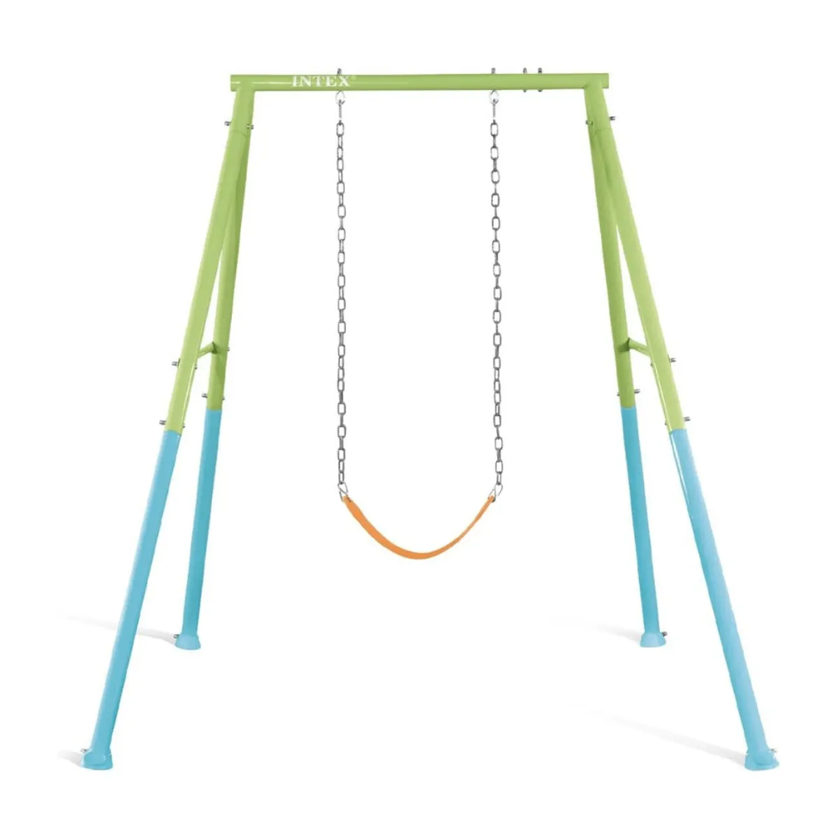 INTEX - Set Columpio 2 en 1 Intex Two in One Swing Set Verde Azul
