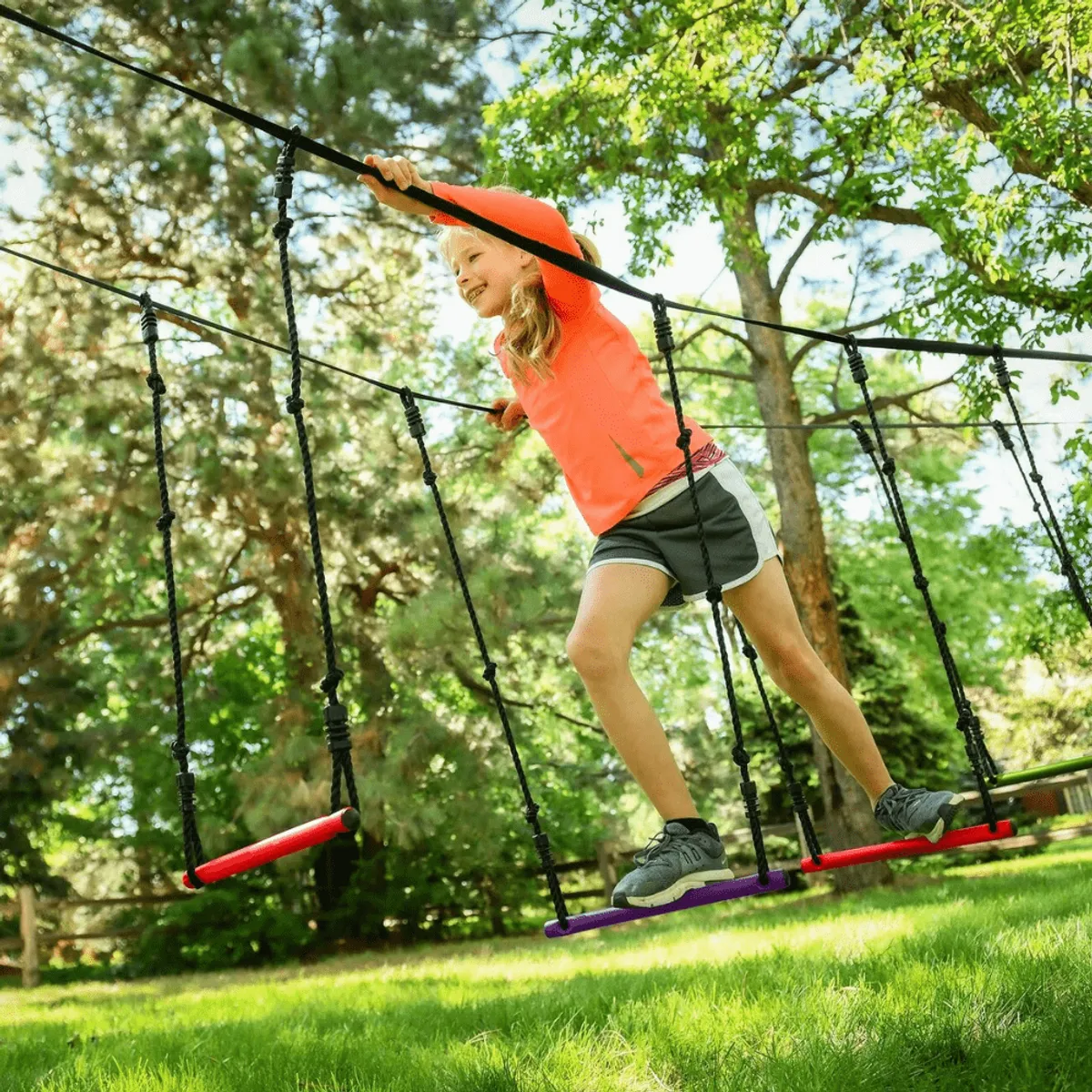 SLACKERS - Puente Colgante Ninja 9,1 m Slackers Ninja Bridge 30 Ft