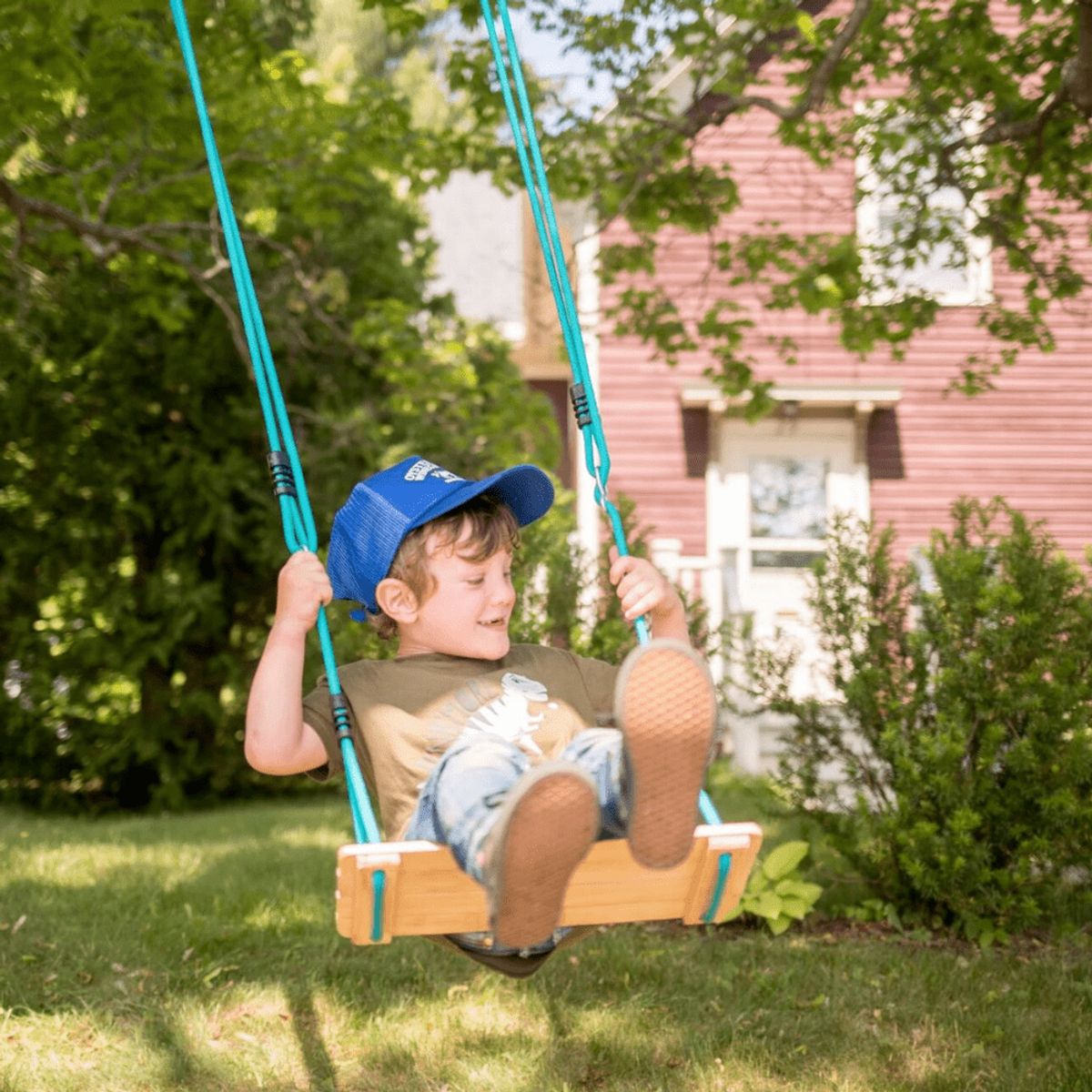 SLACKERS - Columpio de Madera Slackers Classic Wooden Swing