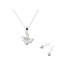 JOYAS MONTERO - Conjunto Anya Baño de Oro Blanco