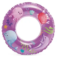 INTEX - Flotador Inflable Redondo Morado 61 Cm
