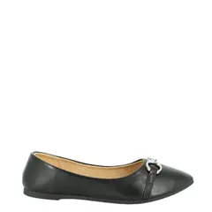 ALQUIMIA - Ballerina Mujer Negro Flora