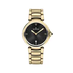 EDOX - Reloj La Passion Black Dial Mujer