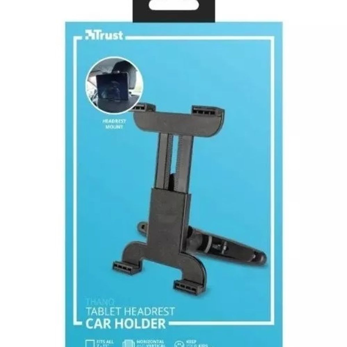 TRUST - Soporte Tablet 7 - 11 Para Auto Trust Horizontal Y Vertical