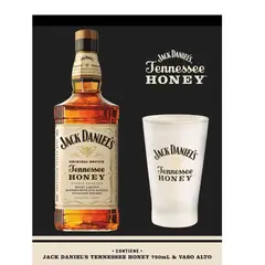 JACK DANIELS - Pack Whiskey Jack Daniel´s Honey 750cc + Vaso