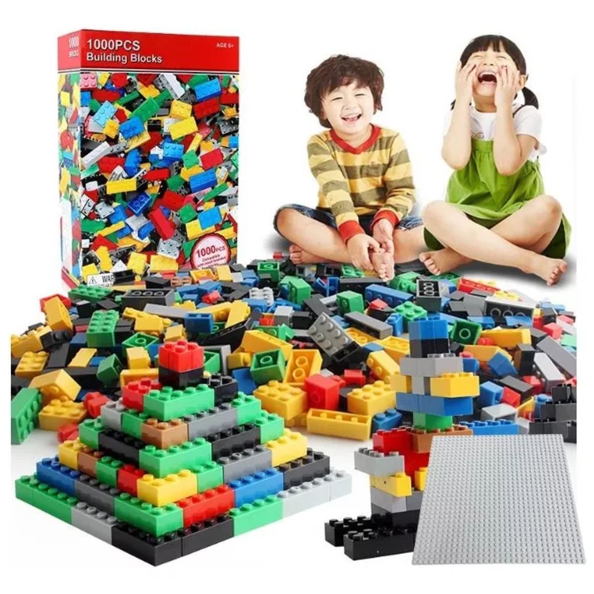 GENERICO - Bloques Construcción Didáctico Juguete Juego Niño 1000piezas