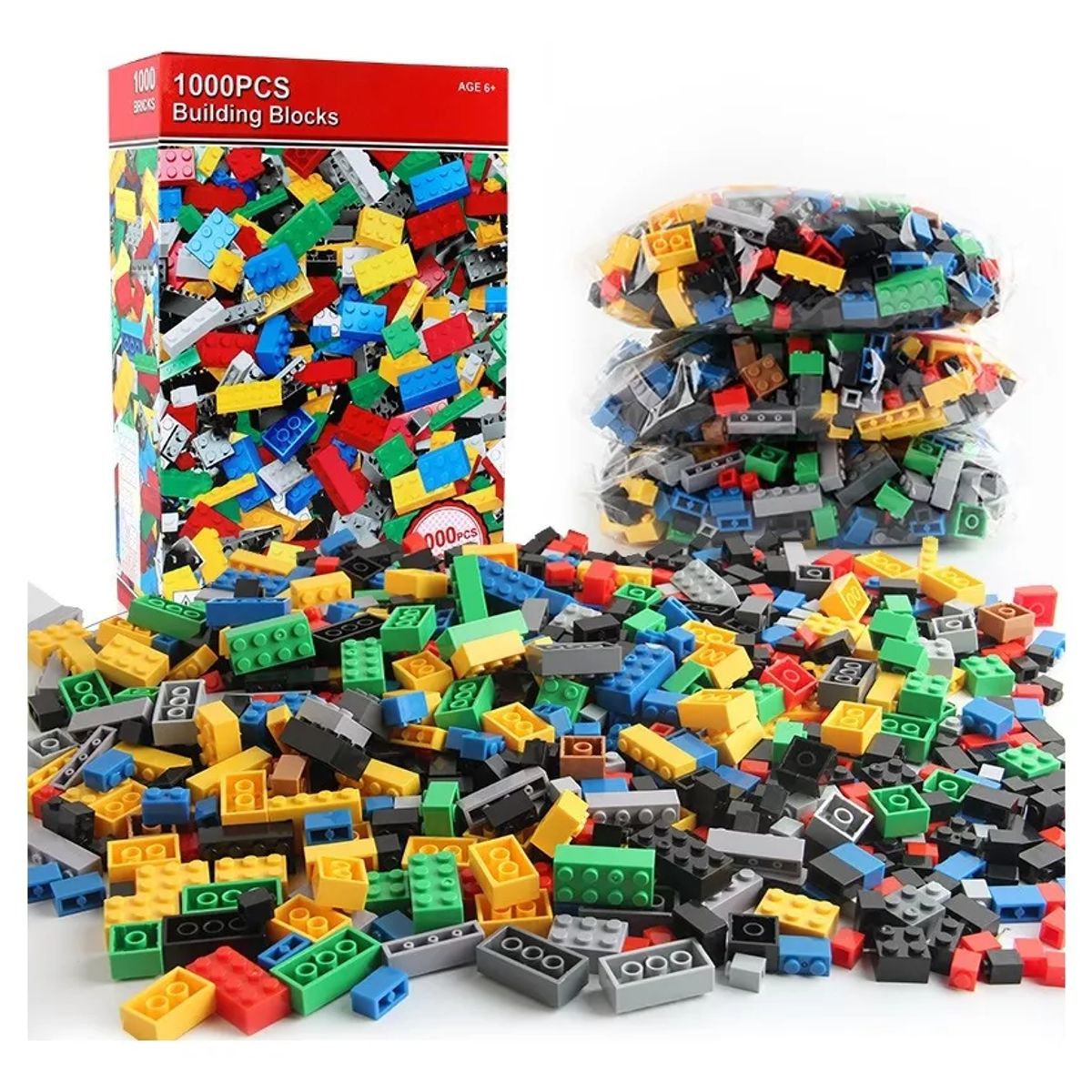 GENERICO - Bloques Construcción Didáctico Juguete Juego Niño 1000piezas