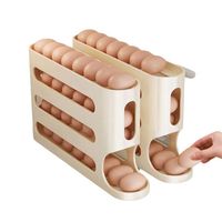 Pack 2 Soporte De Huevos 4 Niveles Deslizante