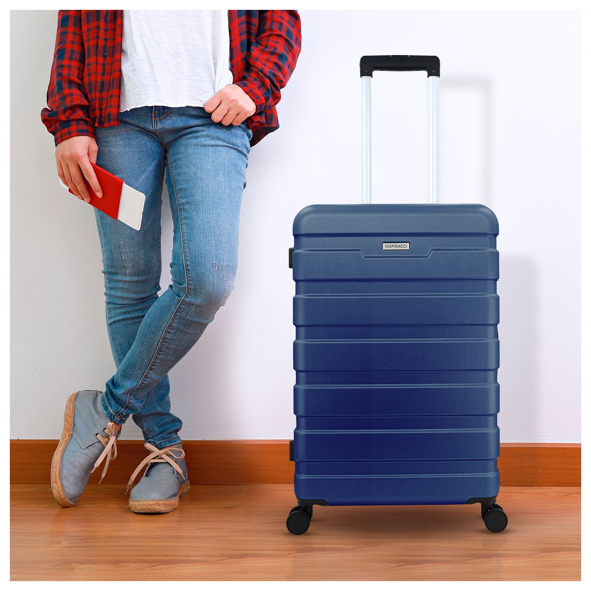 INSPIRACCI - Maleta Rigida Danubio M 18KG Azul