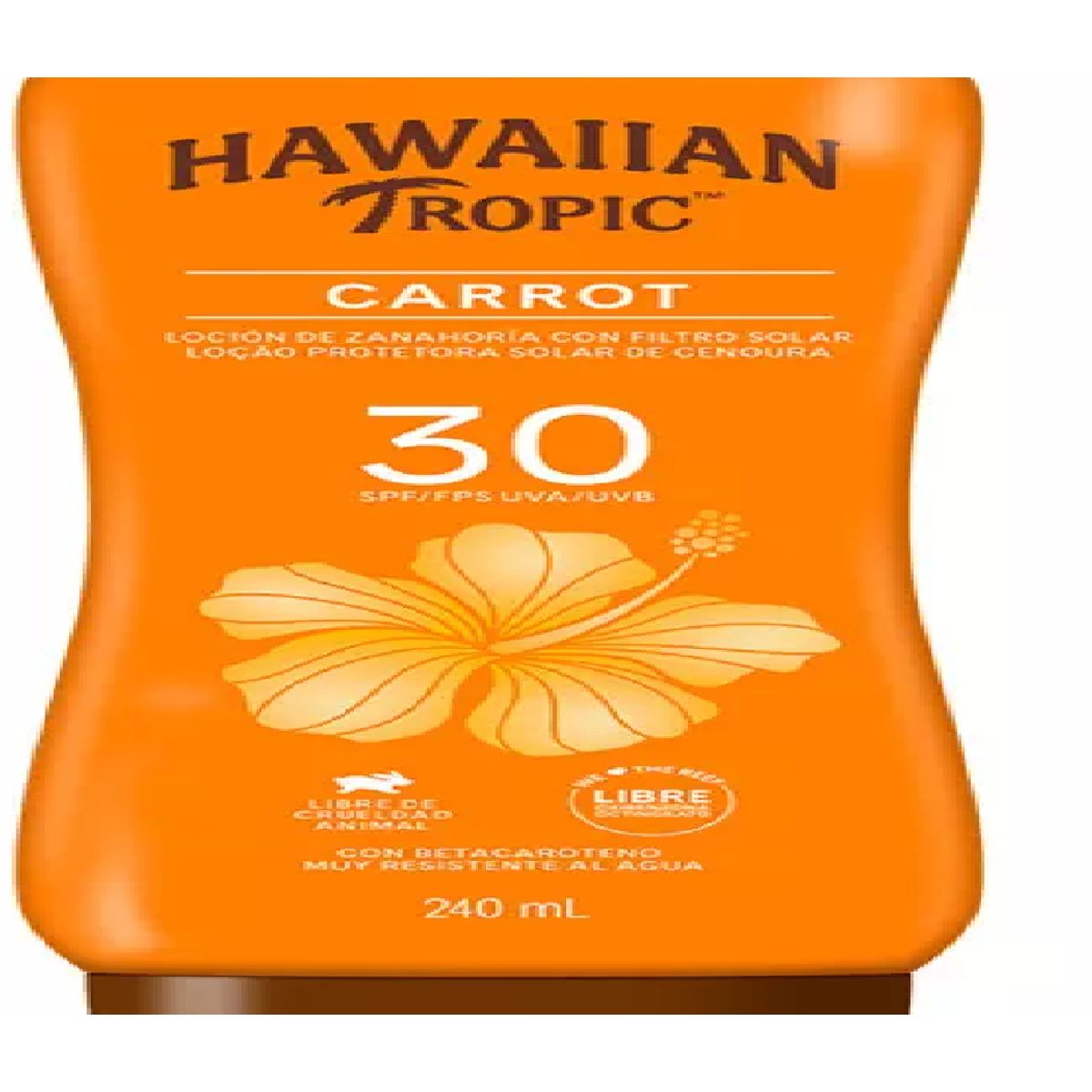 HAWAIIAN TROPIC - Hawaiian Tropic Bronceador Spf30 Zanahoria 240ml