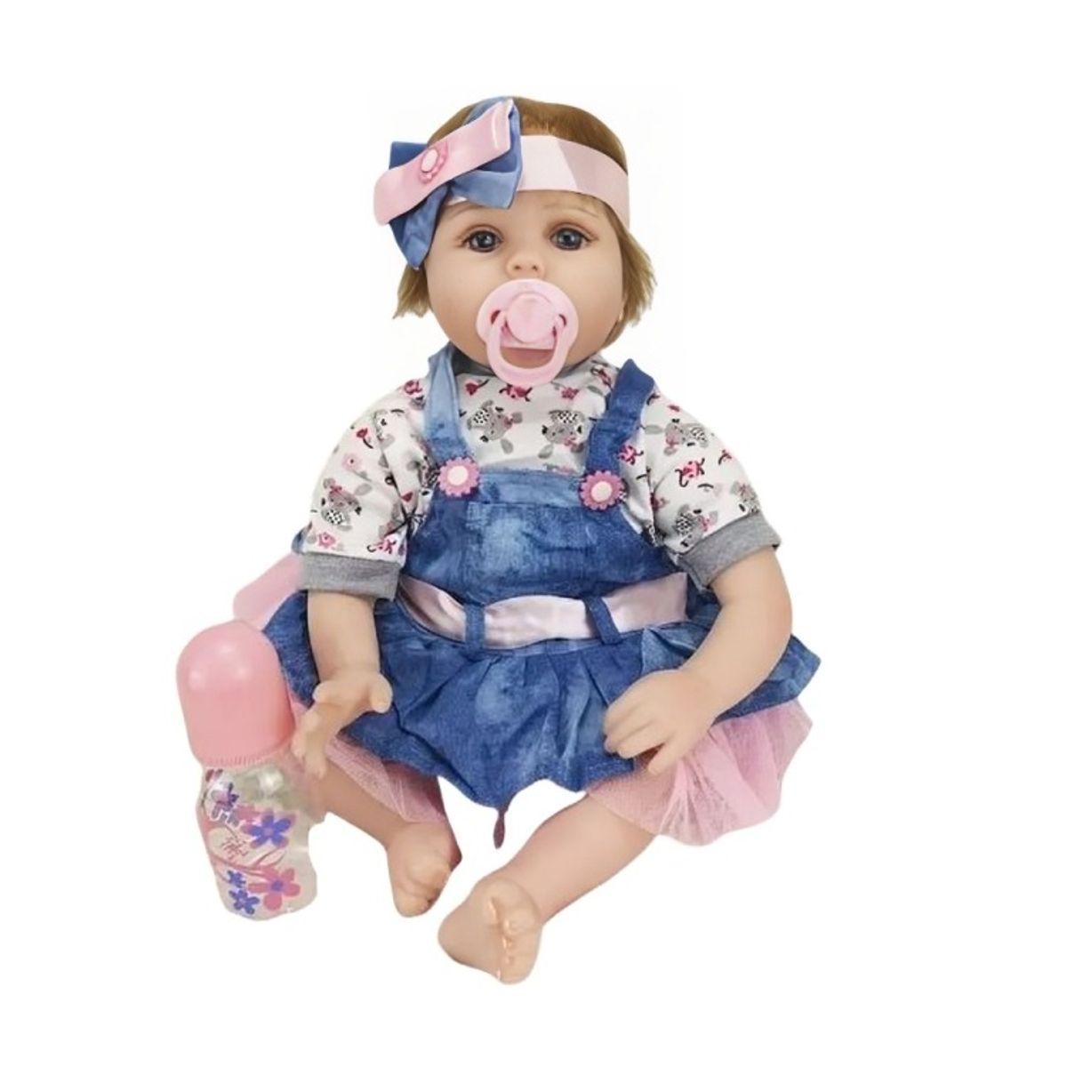 OEM - Bebé Reborn Muñeca Silicon Suave 55cm Realista + Accesorios