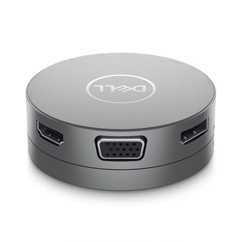DELL - Adaptador Multipuertos DELL DA310 USB-C USB x2 HDMI VGA DP - Gris