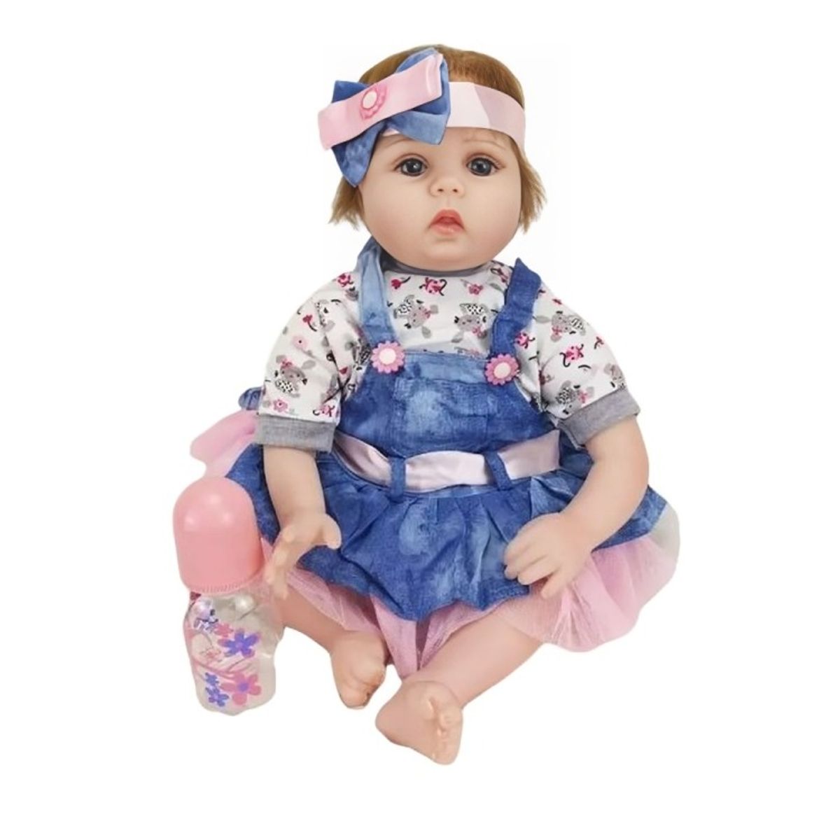 OEM - Bebé Reborn Muñeca Silicon Suave 55cm Realista + Accesorios