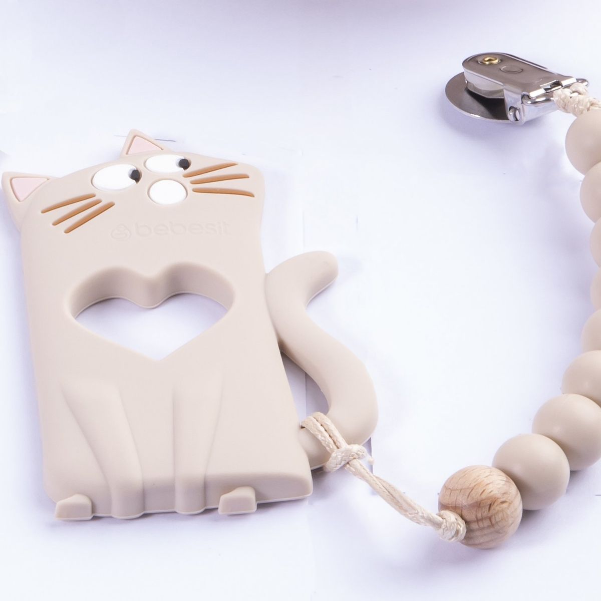 BEBESIT - Set Alimentación March Silicona Beige