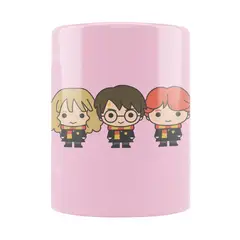 GENERICO - Tazón Harry Potter Ron y Hermione Rosado