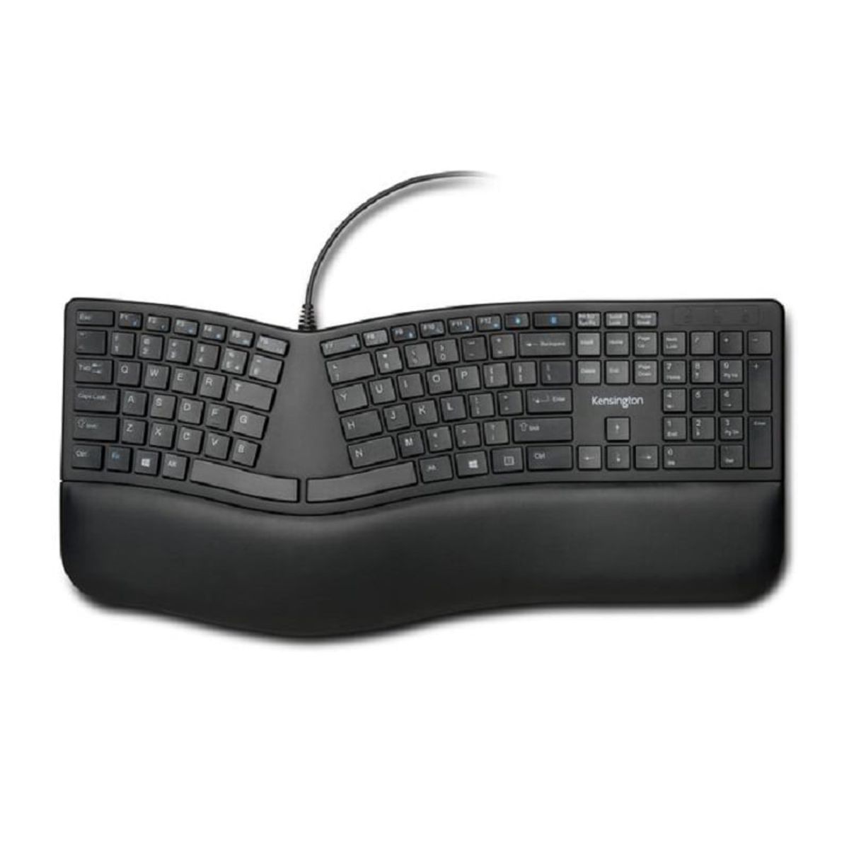 KENSINGTON - Teclado Kensington K75400ES Pro Fit Alámbrico Ergonómico USB2.0 Negro