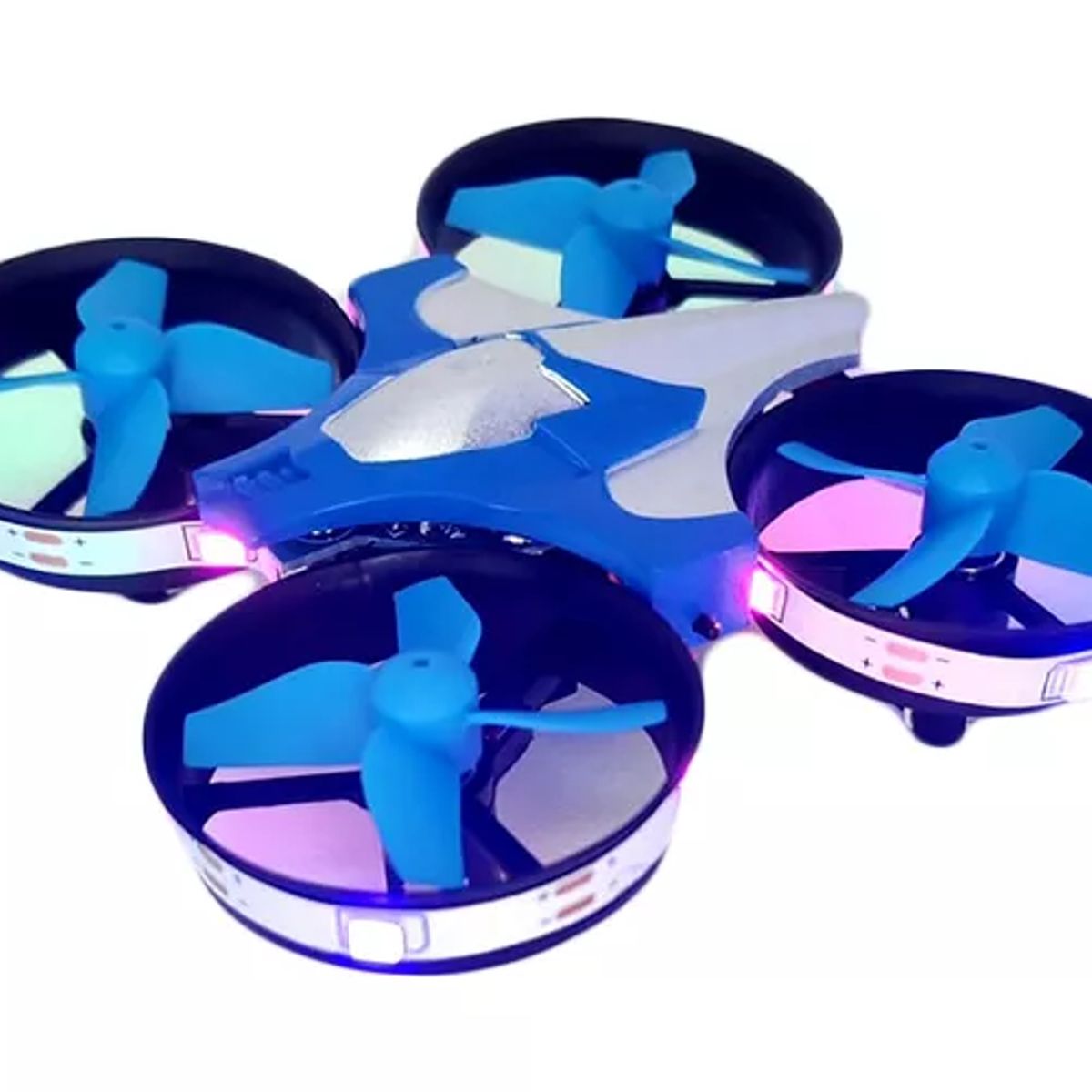 GENERICO - Mini Dron Recargable Con Luces Led Control Remoto De Manos