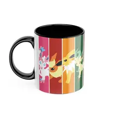 GENERICO - Tazón Pokémon Evoluciones Eevee Negro