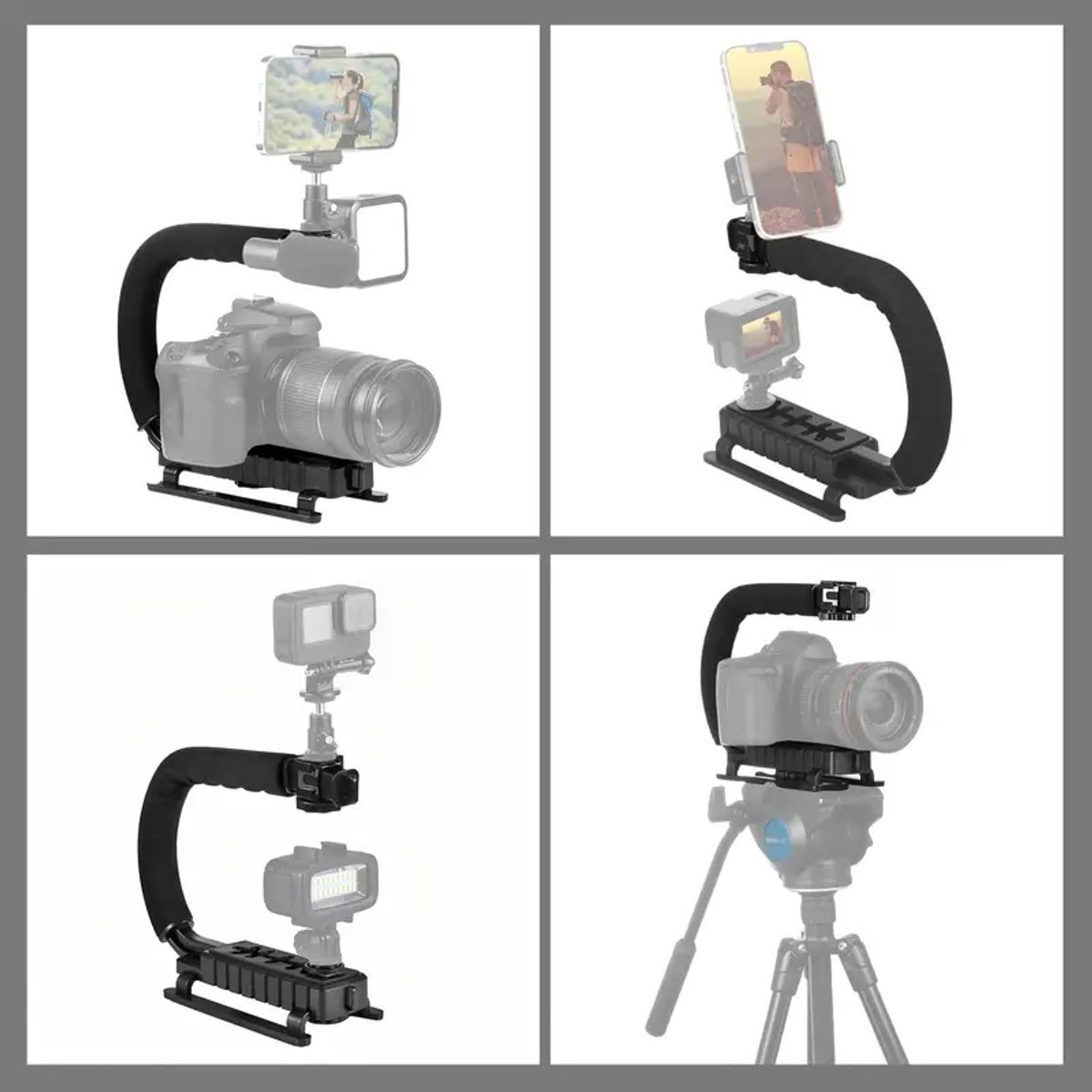 GENERICO - Estabilizador De Mano Tipo C Steadycam Reflex Camara