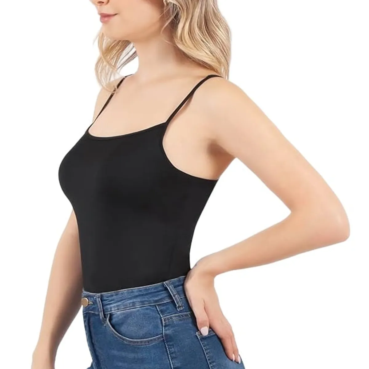 GARSIL - Camiseta - Polera Con Tirantes - Pabilo Para Mujer Con Fibra De Bambú