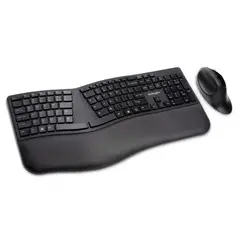 KENSINGTON - Teclado y Mouse Pro Fit Ergo Inalámbricos Dongle USB Negro