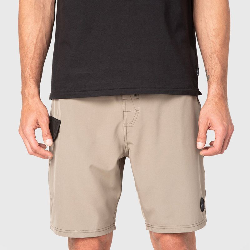 BUBBA - Boardshort Sand Black Bubba
