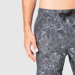 BUBBA - Swimsuit Dark Leaves Black