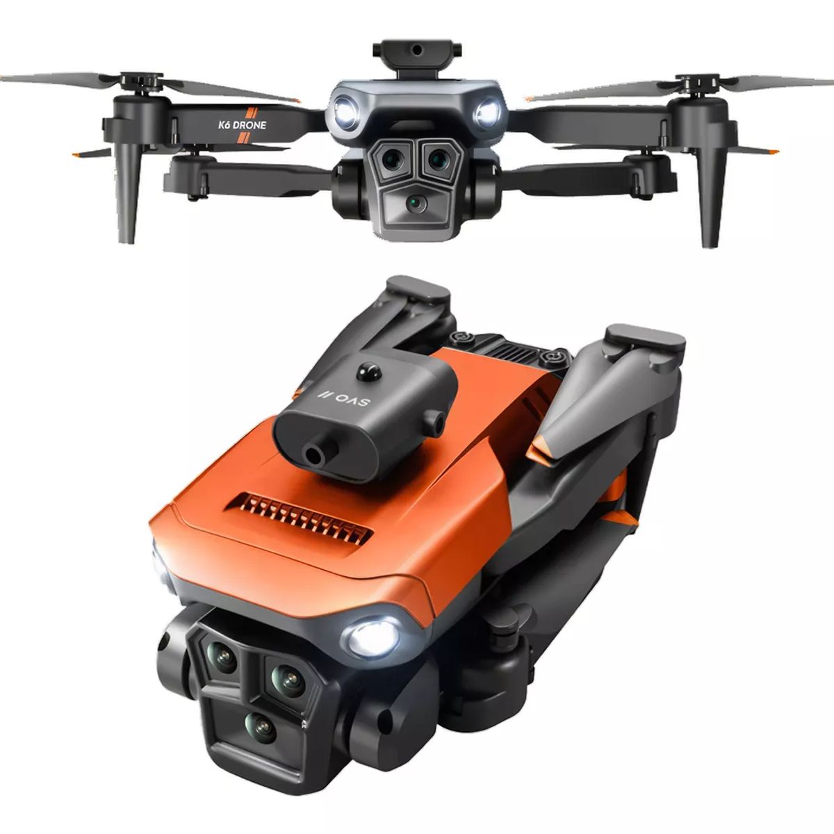 GENERICO - Drone 4k Con Cámara Dual Wifi + 2 Baterias De Regalo