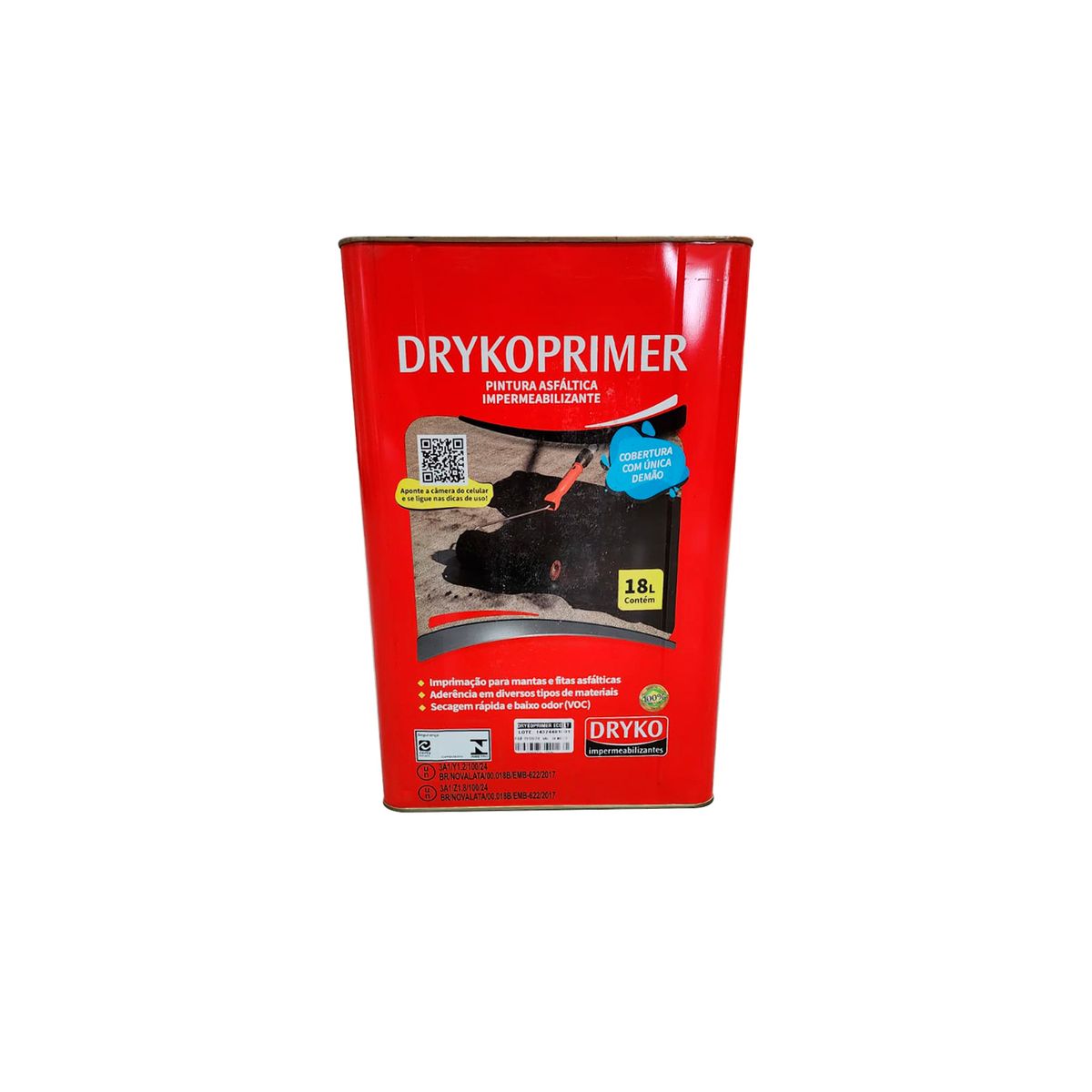 GENERICO - Emulsión asfáltica Dryko Primer ACQUA 18 Lts / Imprimante
