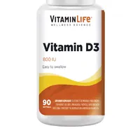 Vitamina D3 (800 Iu/ 90 Cápsulas) - Sabor Sin Sabor
