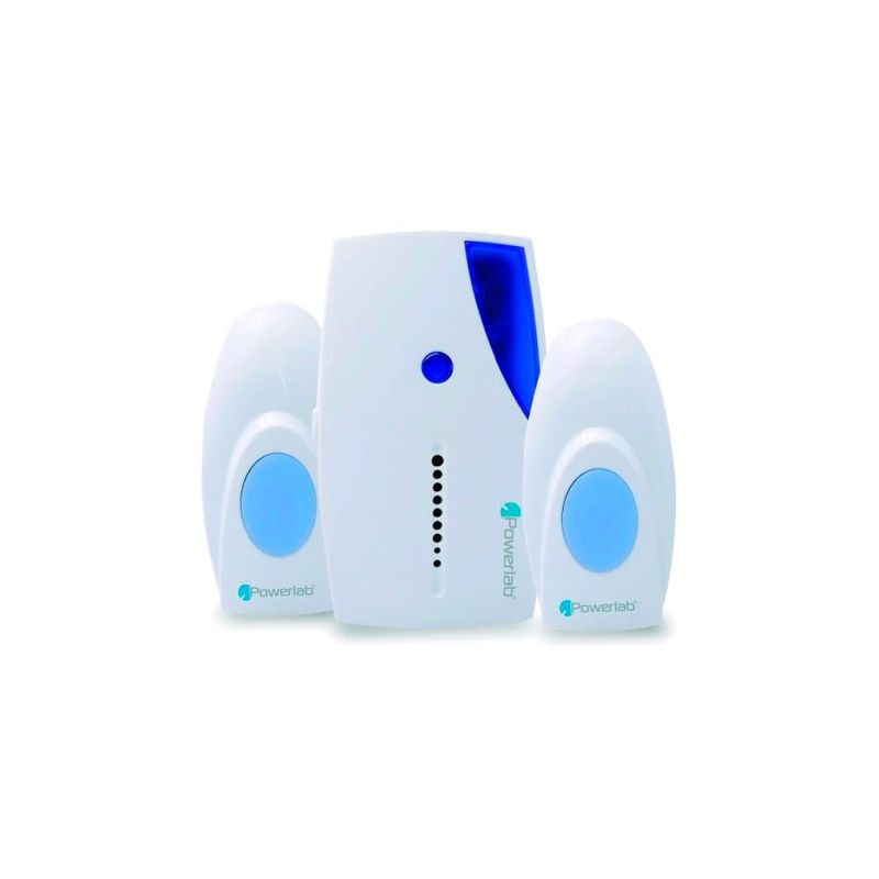 POWERLAB - Timbre Inalámbrico Powerlab Doble Led POWERLAB